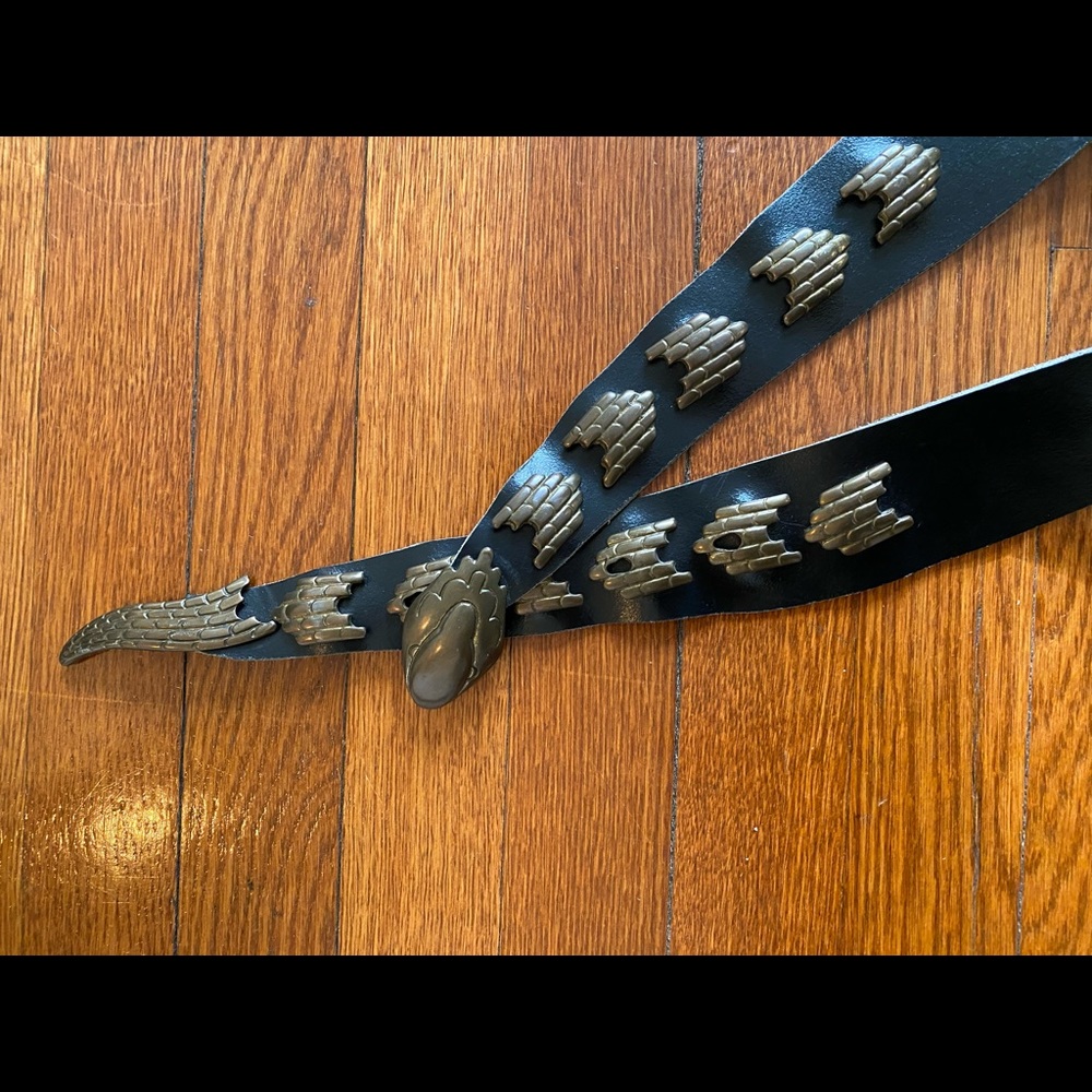 Vintage snake waist belt